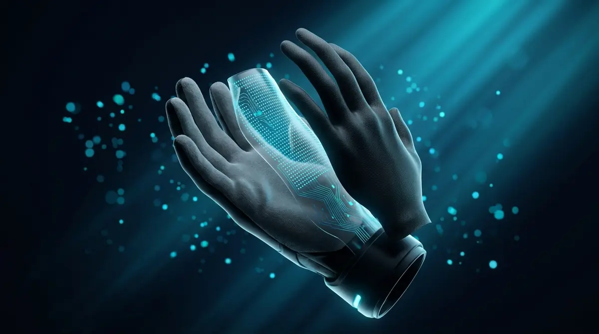 Data-glove materials & packaging, concept render