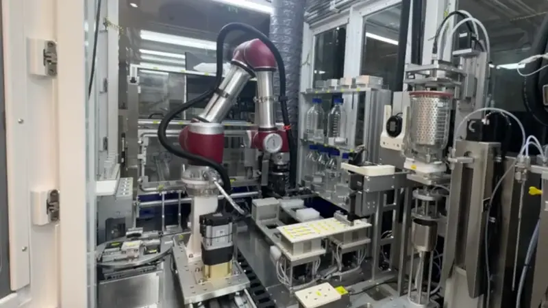 Automated equipment in the NEWMAT polymer lab