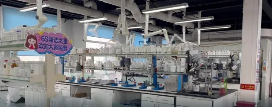 NEWMAT formulation laboratory with fume hoods and benches